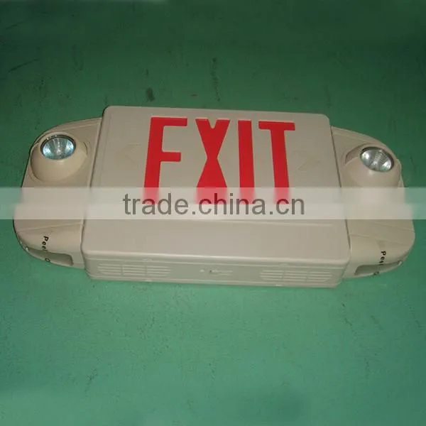 Exit and Safety Sign emergency lamp green light