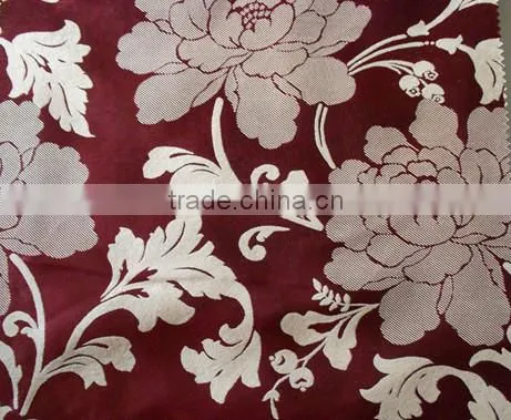 customized window curtain fabric, jacquard fabirc 040 fire retardant blackout fabric for bedroom
