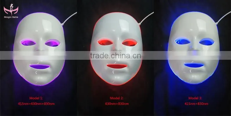 Newest generation IPL light therapy Diamond collagen crystal led mask skin with CE