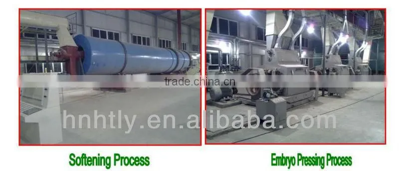 Complete set rice bran oil mill machinery