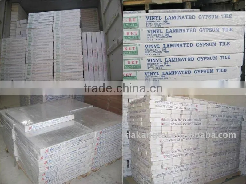 pvc gypsum board waterproof false ceiling sizes for choice