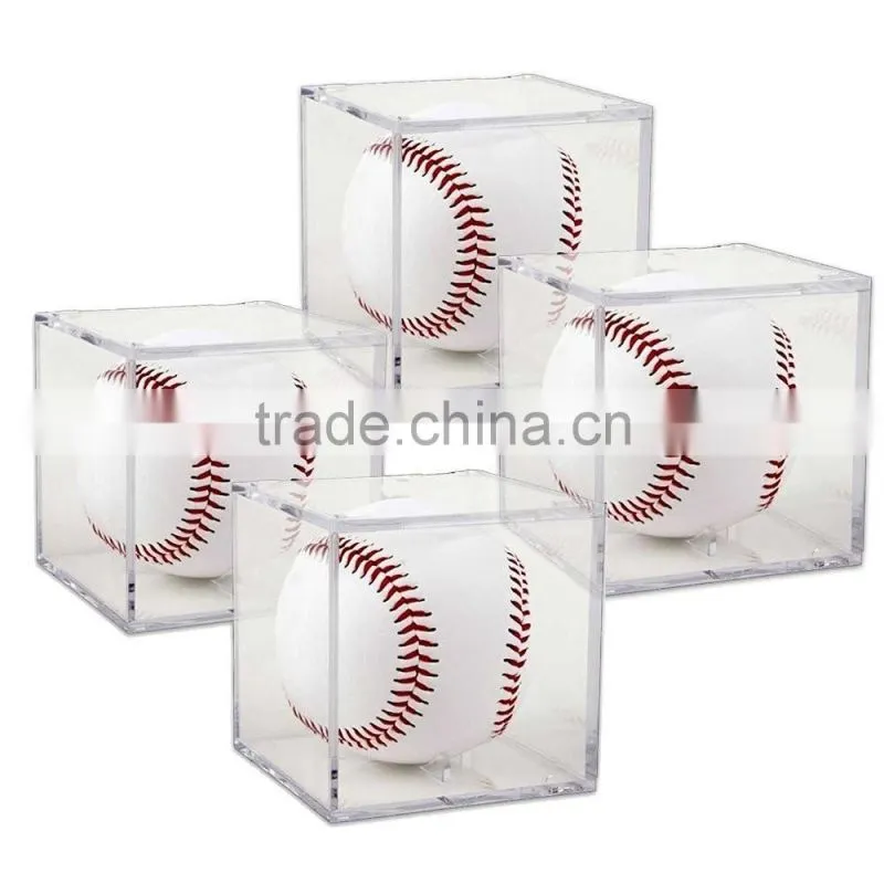 hot selling OEM service high quality fashionable acrylic football display boxes / racks for football fans