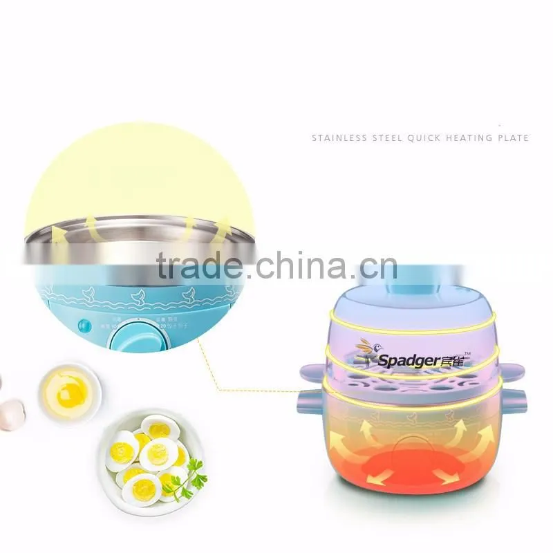 Spadger New Design Electric Egg Boiler Egg cooker For 7 Eggs