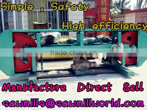MJ1200 large Horizontal Band Sawmill