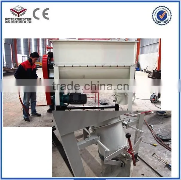 2015 Factory Price Single Shaft Twin Screw Mixer for animal feed mixing