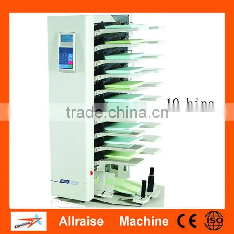 6/10/12 stations office paper collator machine, industrial paper gathering machine, paper collating assembly machine