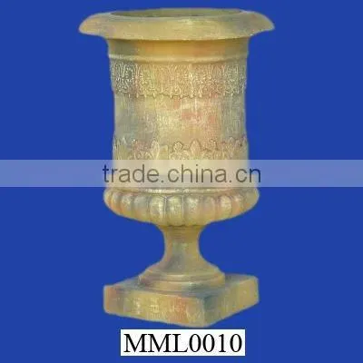 Egyptian Resin Small Vase Pharaoh Design