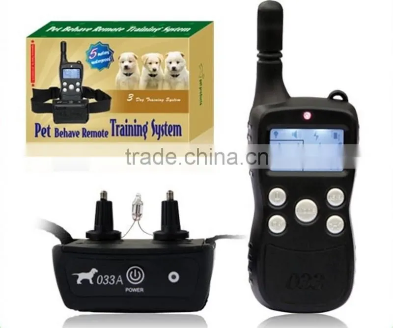 Wholesale 300M High Quality remote Dog Training Dog Collar with LCD display for 3 dogs