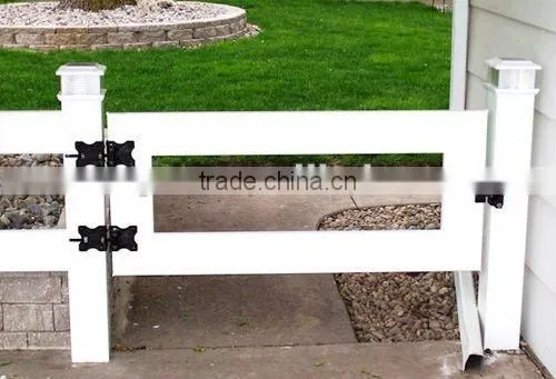 5"x5"3 rails pvc horse fence