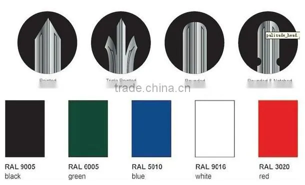palisade fence with best quality