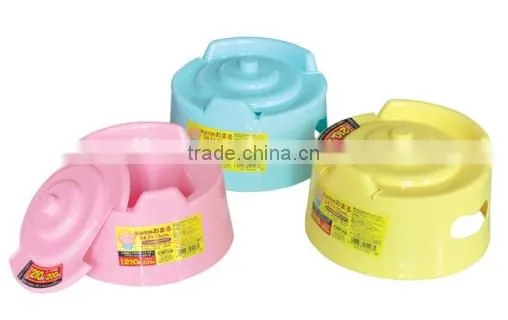 plastic baby potty with lid, colorful baby potty, plastic chamber pot