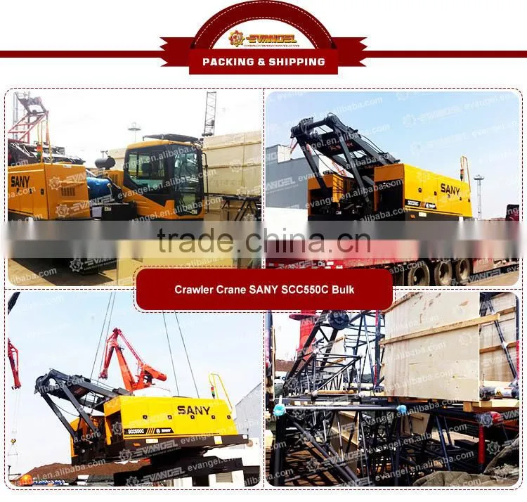 Sany 50 ton crawler crane SCC550C crane mobile