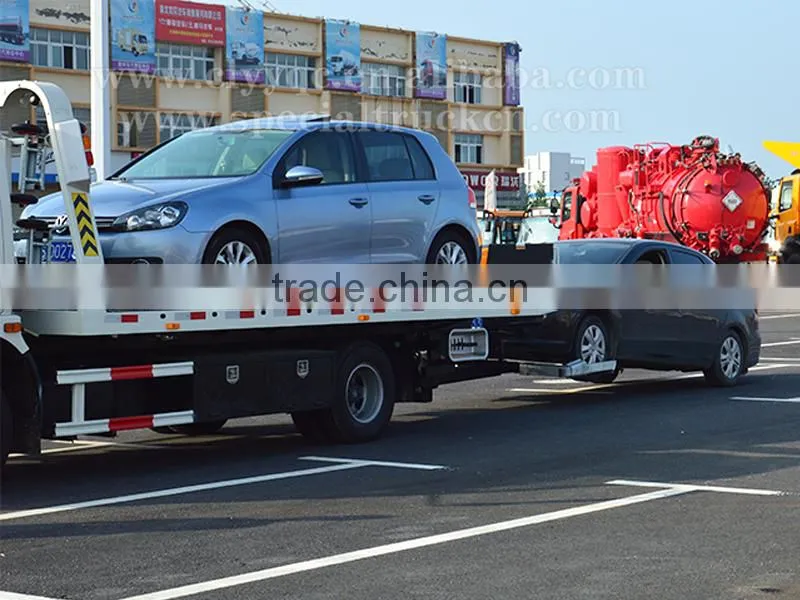 Dongfeng right hand drive 4T flatbed tow truck