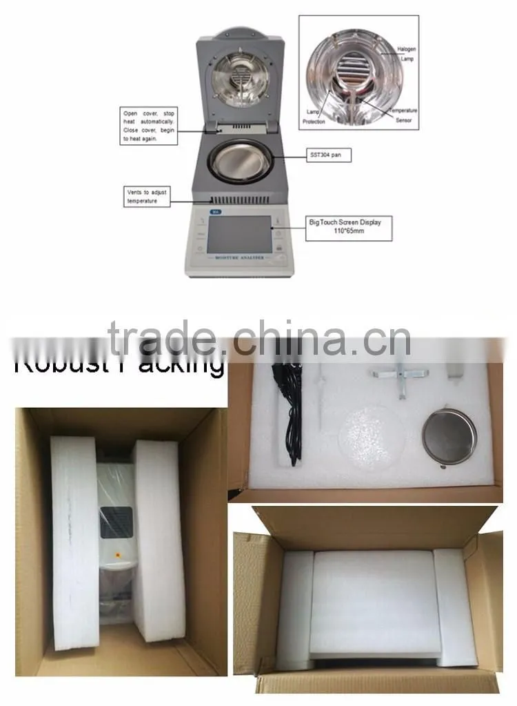 Test Grain touch screen LCD moisture analyzer