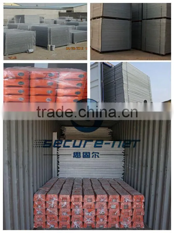 rust proof security temporary construction fence panels outdoor retractable fence temp barricade