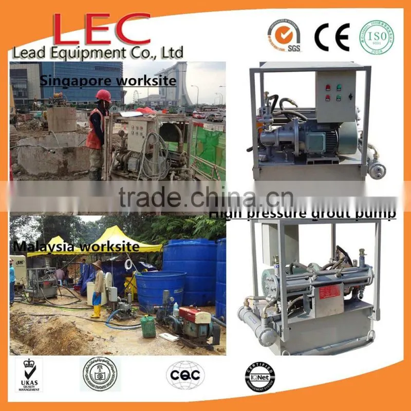 10LPM CE low pressure hand operated jet grouting machine