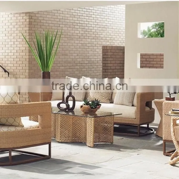 China furniture sofa prices living room rattan weave luxury new model sofa