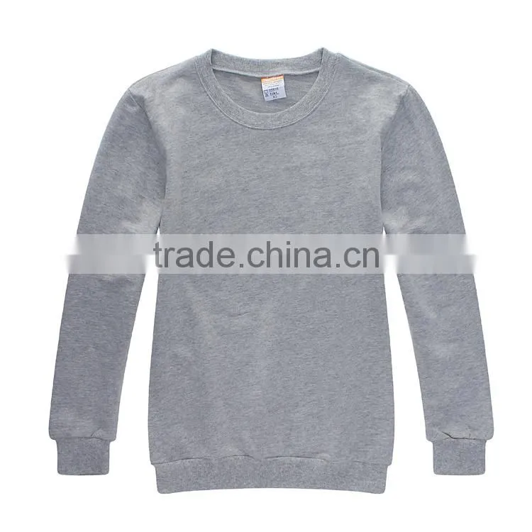 2015 new sublimation round collar cheap fabric sweater for man women kids sweater wholesale