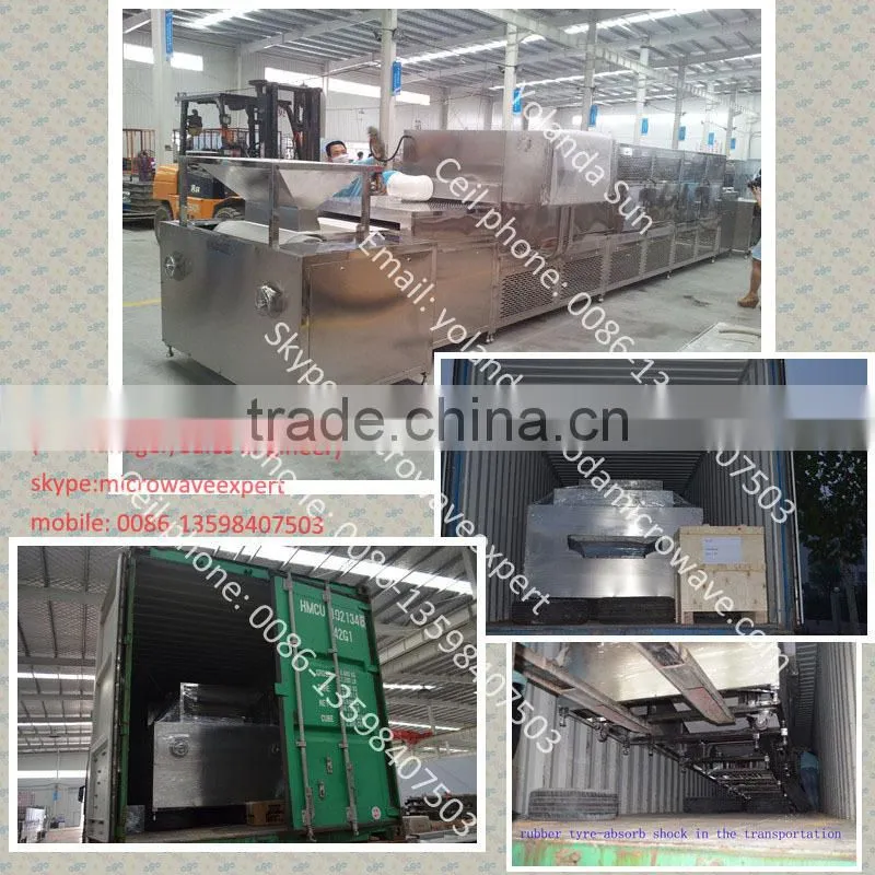 Spice microwave fumigation machine