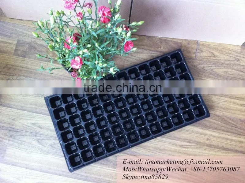 Custom PS Plastic Type and Nursery Seedling Germination Tray & Gardenning Plastic Plant Seed Starting Tray