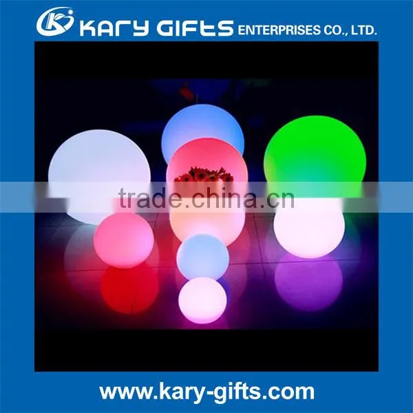 waterproof night lamp pe spheres led ball