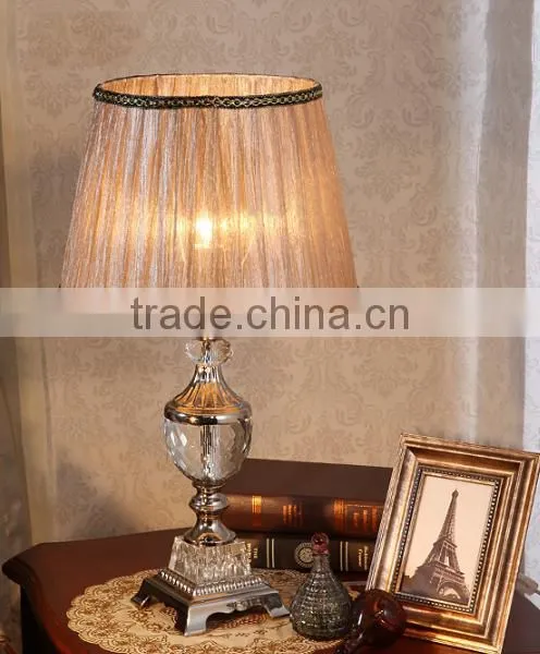 Clear K9 crystal lamp body tower design table lamp