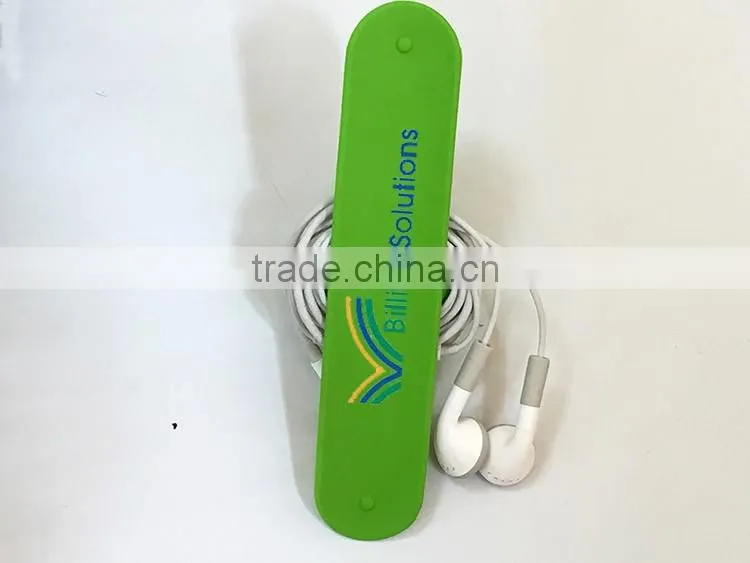 2015 New design hot sell silicone cable holders/winder