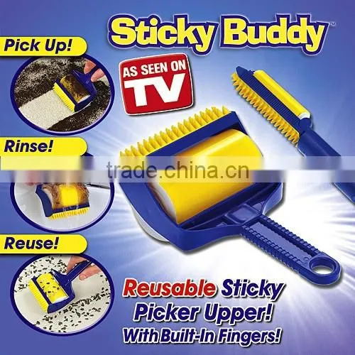 GENUINE Sticky Buddy Reusable Pet Hair Lint Brush Picker/Roller/Cleaner/Remover