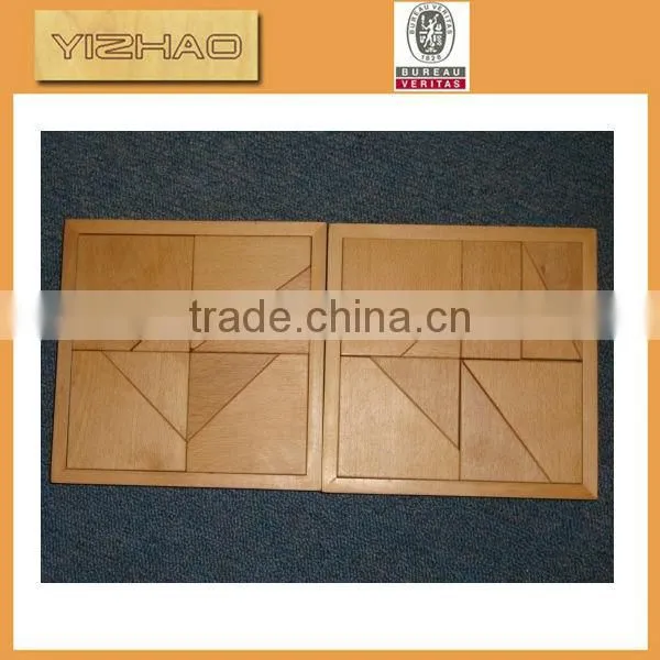 China supplier YZ-wt0001 high quality beech wood tangram toy