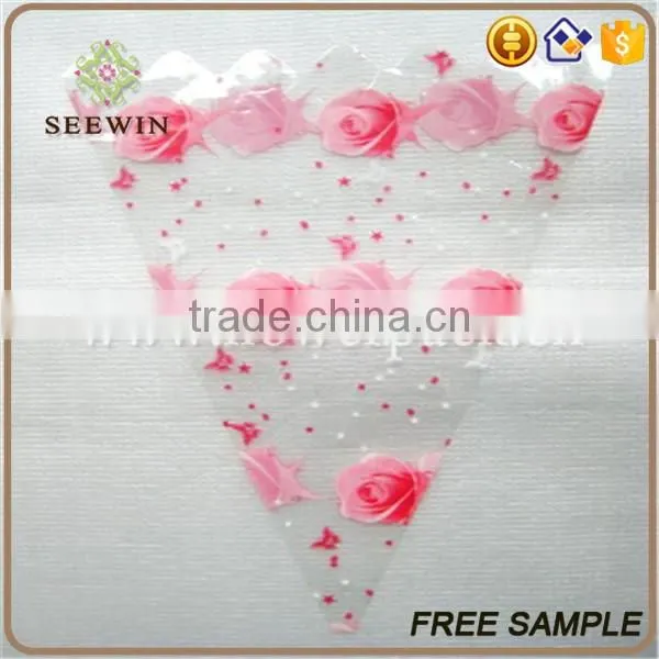 transparent bopp film tattoo flower sleeves