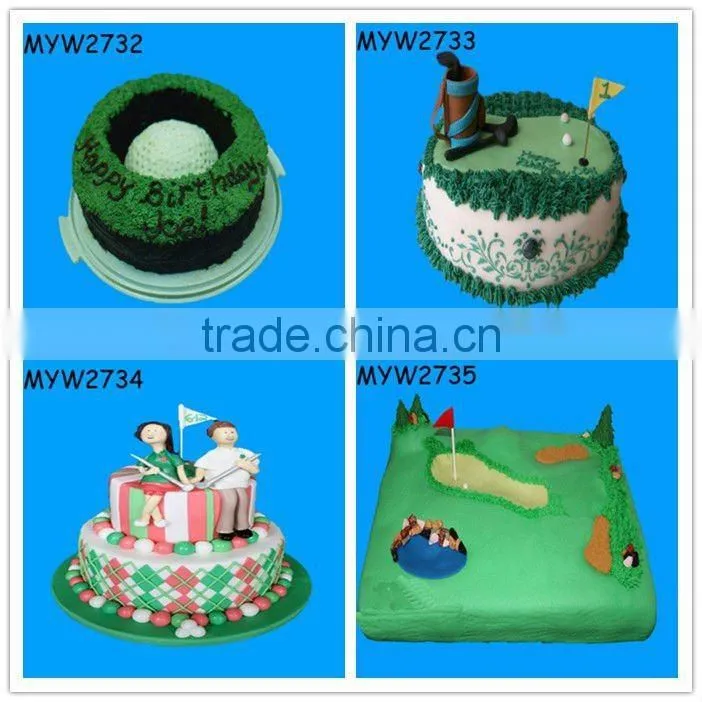 50 years old Birthday golf course resin gift birthday fake food model