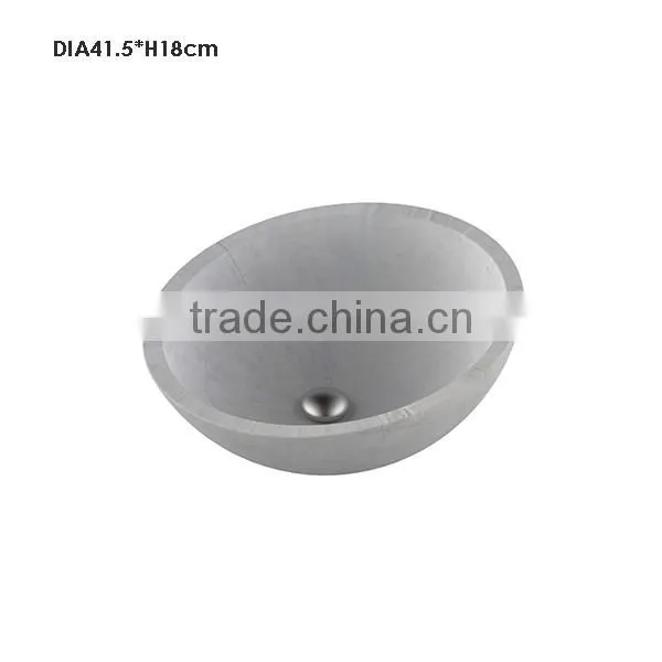 Modern bathroom design concrete bathroom wash basin sink with marble effect