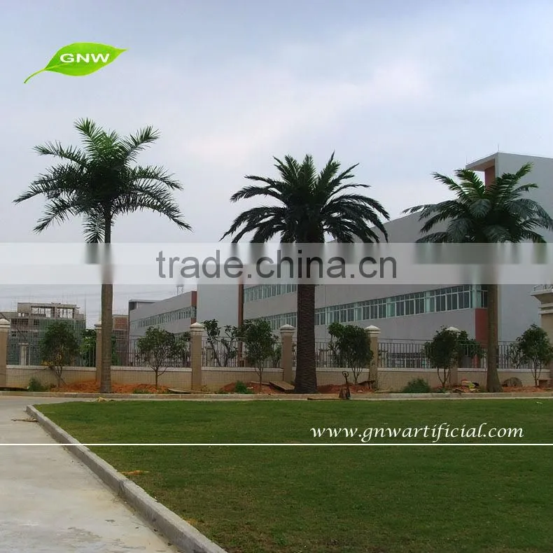 APM010-2 GNW Coconut Tree Artificial Leaf 12ft High for Park Landscaping Decoration Outdoor use