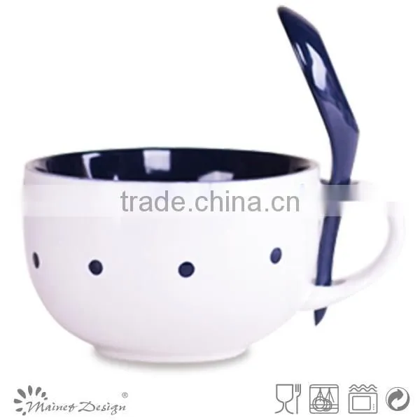 color glazed soup bowl,ceramic soup bowl 400ml