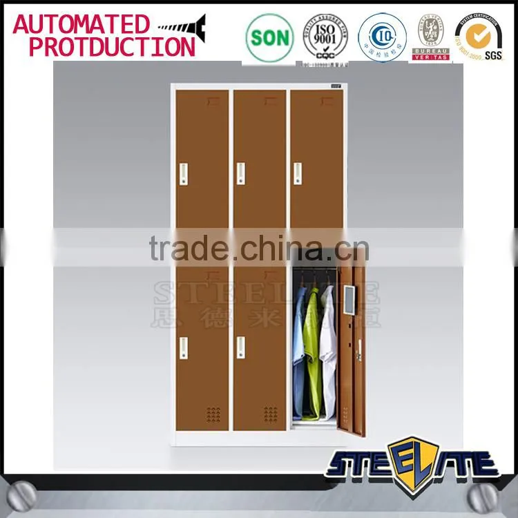 Factory price ISO certificate metal cheap gym 6 door locker