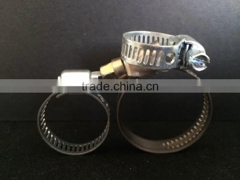 nylon rope clamps/nylon spring clip/stainless steel round hose clips