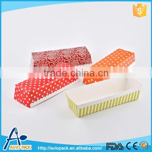 Best quality eco friendly 25*9.5*5.5cm disposable paper loaf pan liners