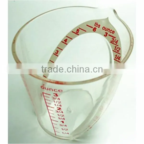 MJ-0360 300ML And 600ML Graduated plastic measuring cup