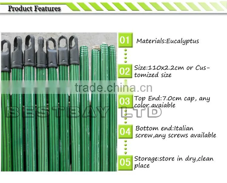 Hot sale top quality nature wooden broom handle manufacturer/wooden stick