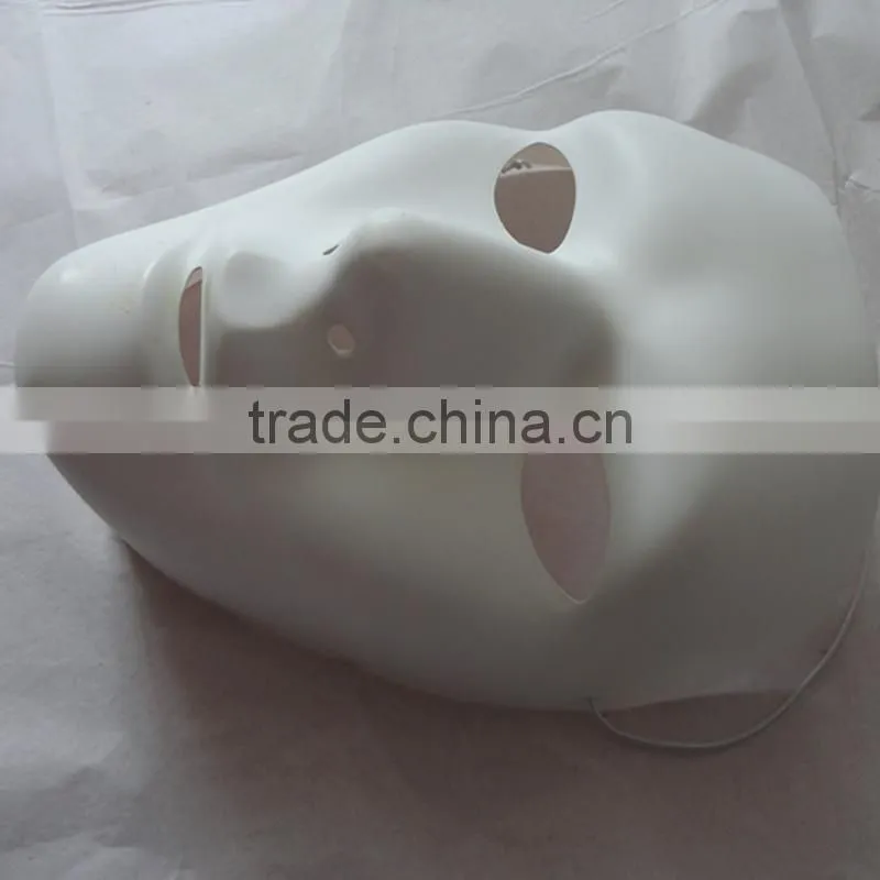 PVC Plastic Jabbawockeez Hiphop White Dance Face Mask for Dance False Face Mask