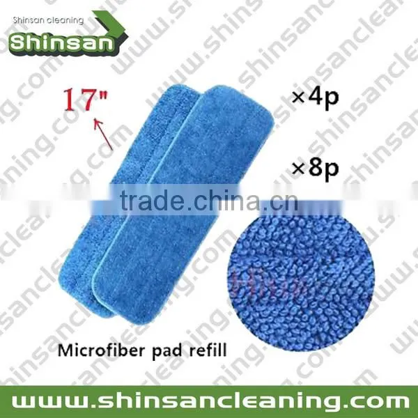 microfiber mop head/ refill microfiber mop pad/flat mop head