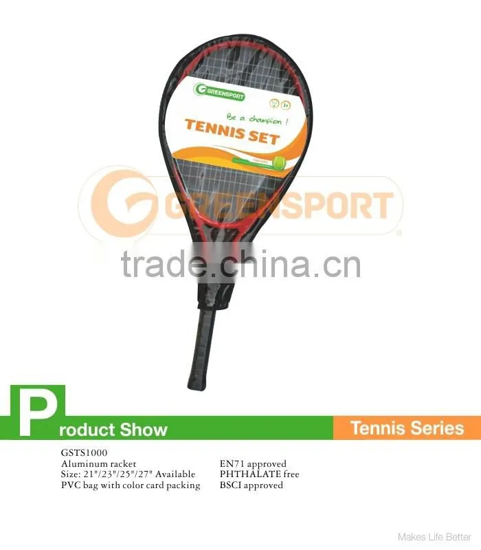 GSTS1000 Aluminum tennis rackets set for training