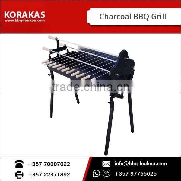 Sturdy BBQ Table for Rotisserie/ Charcoal BBQ Grill with Electric Motor
