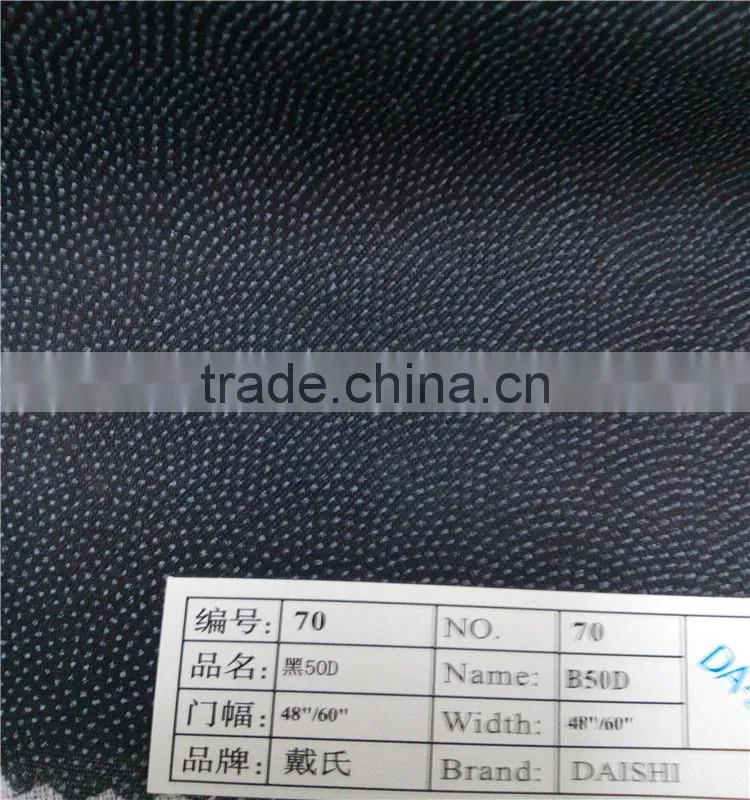 Nonwoven fusible interlining double dots glue dot glue interlining
