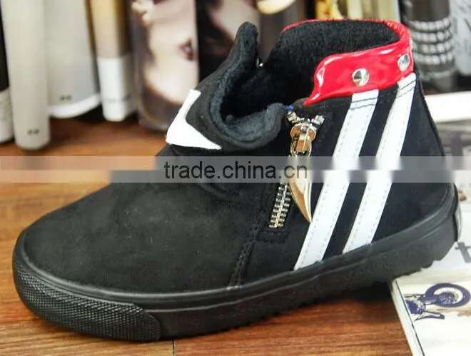 GZYNew design good quality warmly colorful kids leather shoes