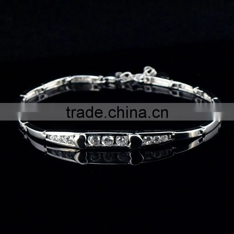 925 sterling silver women bracelets hw jewelry factory