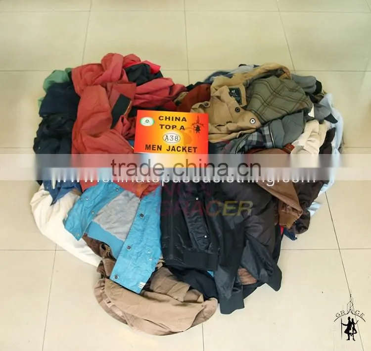 heavy used winter clothing/men used jacket from china
