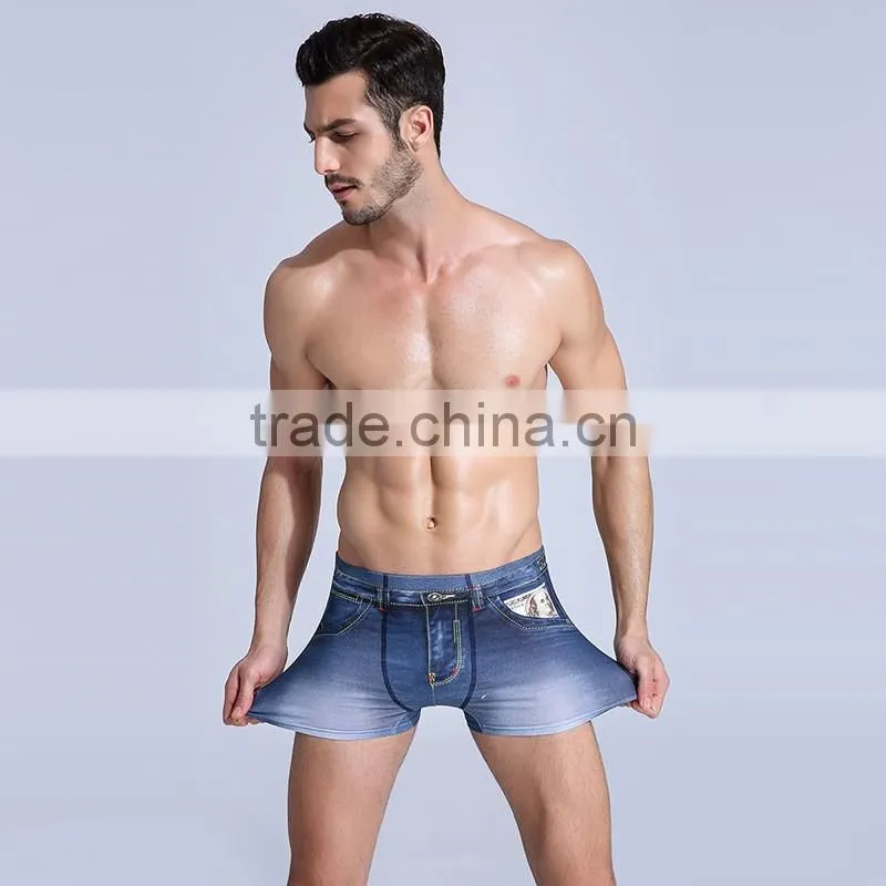 MGOO Super Body Photo Men In Panties Boxer Shorts Packaging Men Thermal Underwear Shorts