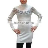 Latest Dress Designs Apparel Sexy Dress Woman Cashmere Sweater
