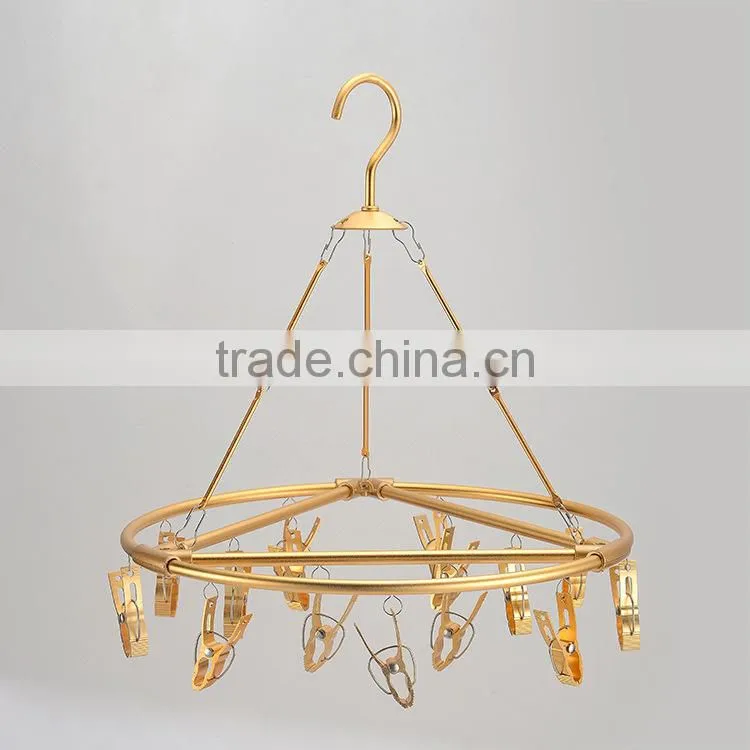 Hot selling s type hooks aluminium alloy clothes hangers baby cloth hanger